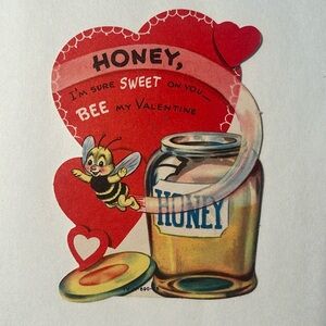 Vintage Valentine's Day Card - sweet on you
